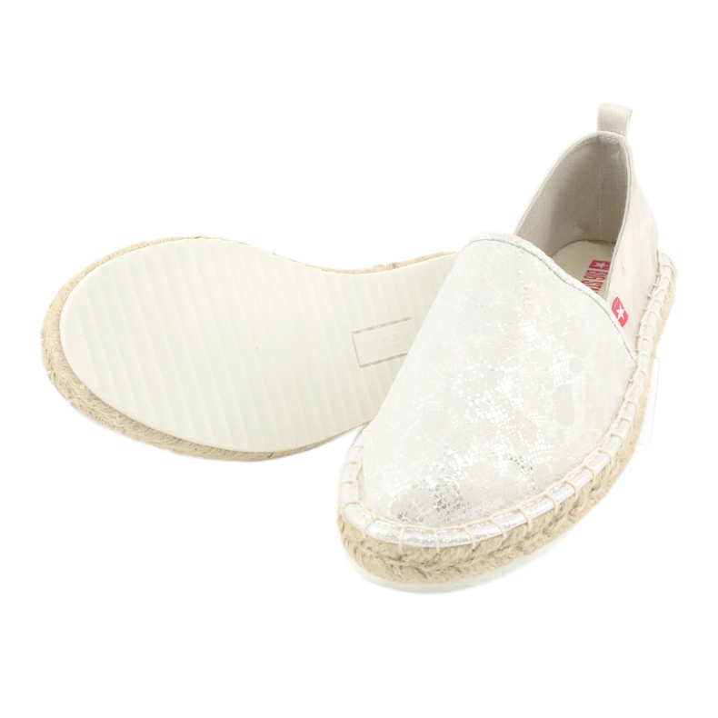 Big Star Espadrilles grandes étoiles 274A514 argent gris 5