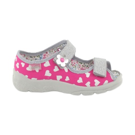 Chaussures enfant Befado 969X147 rose gris 1