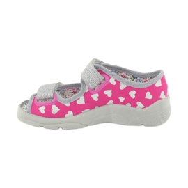Chaussures enfant Befado 969X147 rose gris 2