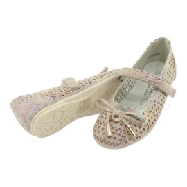 S.Barski Ballerines Ajourées avec Velcro Barski Remtro brun multicolore 4