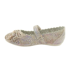 S.Barski Ballerines Ajourées avec Velcro Barski Remtro brun multicolore 2