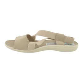 Sandales confortables pour femmes Adanex 17495 beige 1