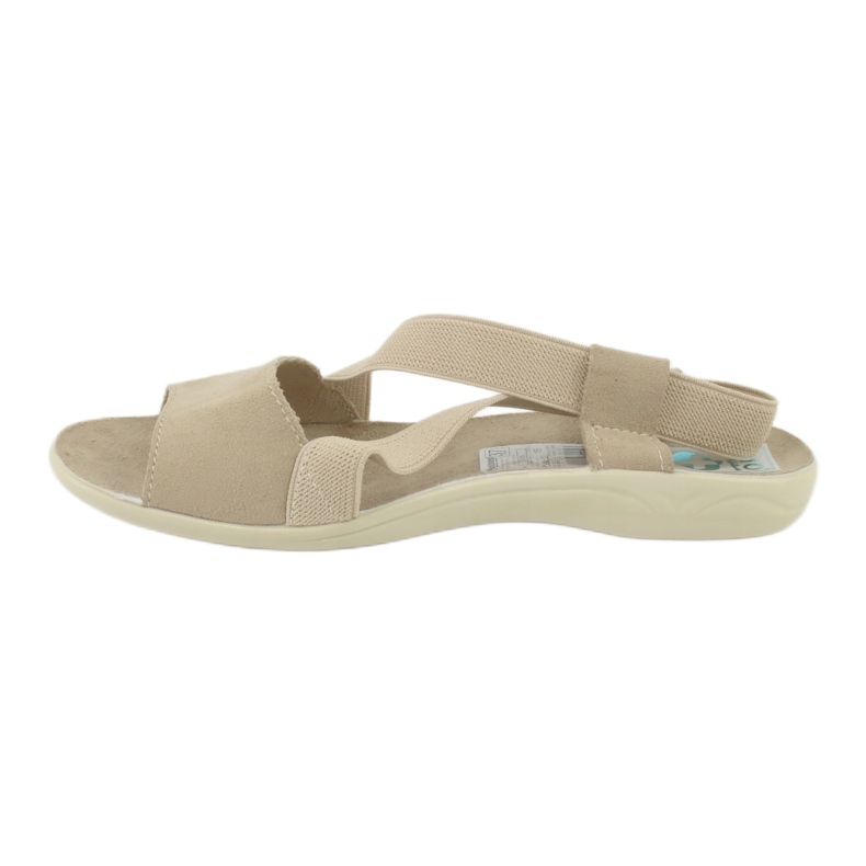 Sandales confortables pour femmes Adanex 17495 beige 1