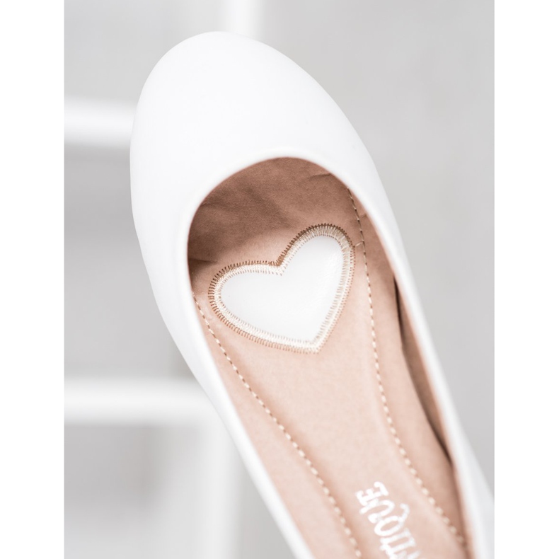 Diamantique Ballerines blanches 1