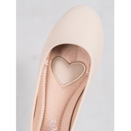Diamantique Ballerines beiges 1