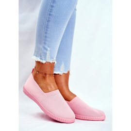 PS1 Baskets Femme Baskets Slip-on Rose Grigio 1
