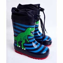 Apawwa Galoches en caoutchouc pour enfants Bleu Marine Dinosaure Mordeso vert 1 Apawwa Galoches en caoutchouc pour enfants Bleu Marine Dinosaure Mordeso vert 1
