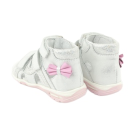 Ren But Sandales de chaussures Ren avec un arc 1489 Ren en argent blanc mais 5