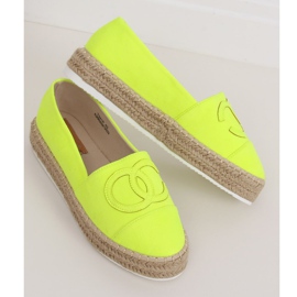 Espadrilles fluo femme T341P Vert fluo 3