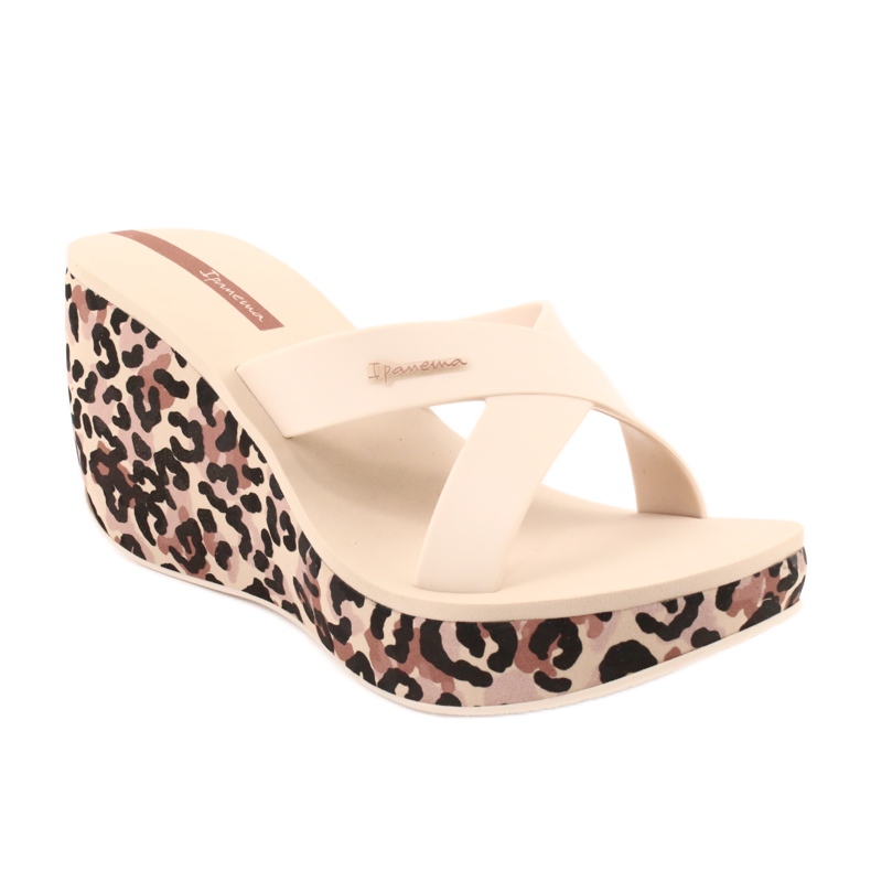 Chaussons compensés femme Ipanema 82856 brun multicolore 1