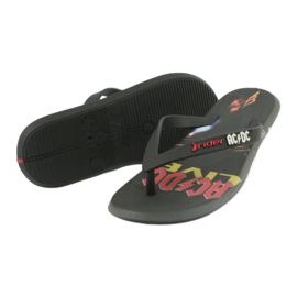 RIDER 82799 ACDC tongs THONG AD homme BRÉSIL noir multicolore 2
