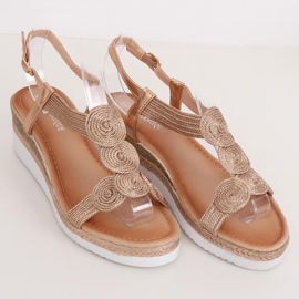 Sandales femme champagne L6628 Champagne multicolore 1