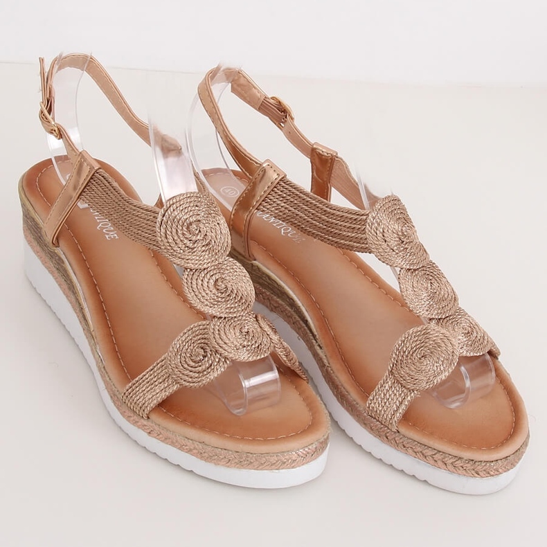 Sandales femme champagne L6628 Champagne multicolore 1 Sandales femme champagne L6628 Champagne multicolore 1