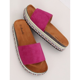 Chaussons femme violets BQ-50 Rose Rouge 1 Chaussons femme violets BQ-50 Rose Rouge 1