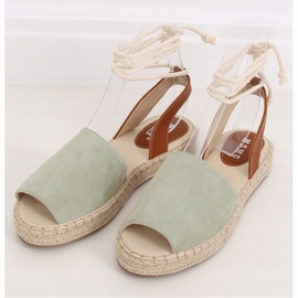 Espadrilles aigue-marine femme LL908 Vert 2