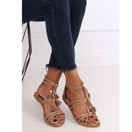 Sandales Boho beige JN806 Kaki 2 Sandales Boho beige JN806 Kaki 2