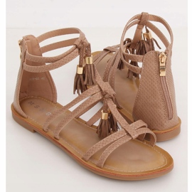 Sandales Boho beige JN806 Kaki 1 Sandales Boho beige JN806 Kaki 1