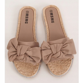 Chaussons femme beiges WS9020 Light Camel 1 Chaussons femme beiges WS9020 Light Camel 1