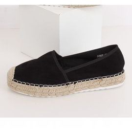 Espadrilles femme noires JH90P Noir 1