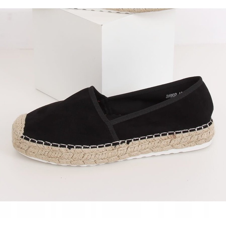 Espadrilles femme noires JH90P Noir 1