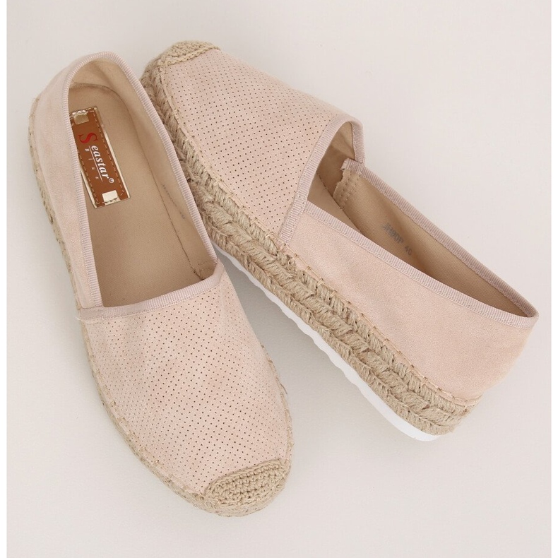 Espadrilles beiges pour femme JH90P Beige 2