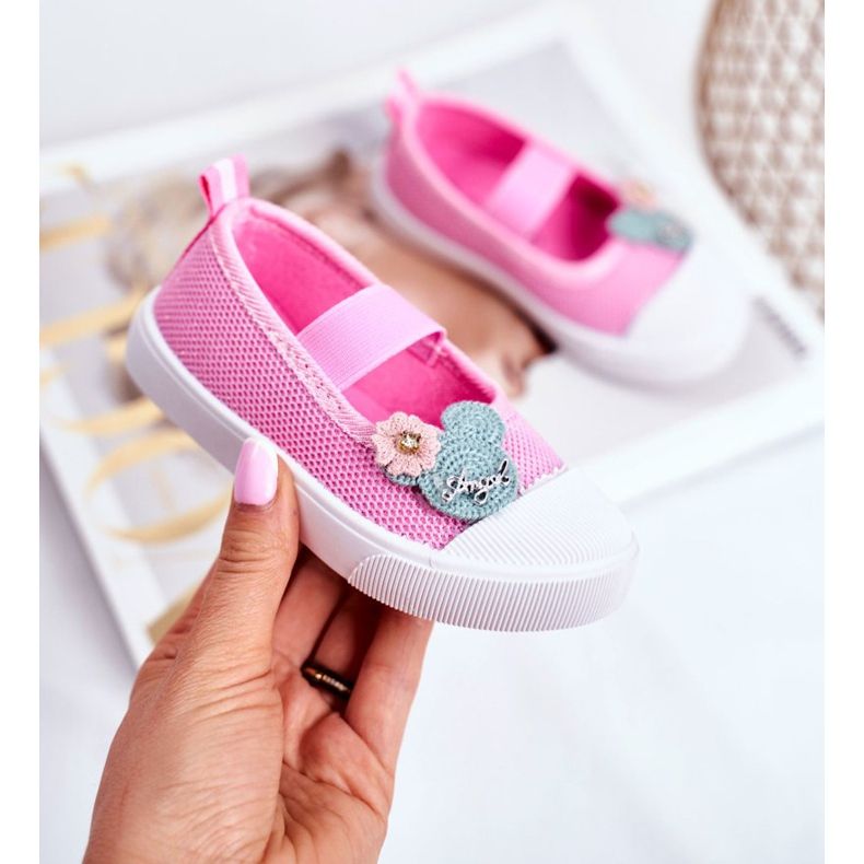 Le Scarpe Baskets velcro rose enfant Estienne 2 Le Scarpe Baskets velcro rose enfant Estienne 2