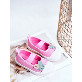 Le Scarpe Baskets velcro rose enfant Estienne 1