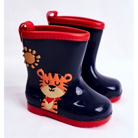 Bottes de pluie en caoutchouc pour enfants Bleu Marine Tigrou 1 Bottes de pluie en caoutchouc pour enfants Bleu Marine Tigrou 1