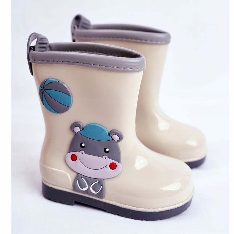 Galoches En Caoutchouc Enfant Gris Hipo 1