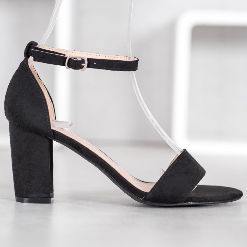 Anesia Paris Sandales à talons hauts le noir 2