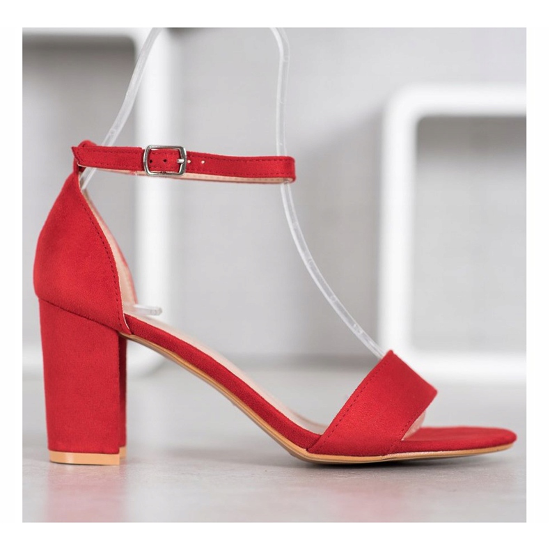 Anesia Paris Sandales à talons hauts rouge 2