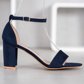 Anesia Paris Sandales à talons hauts bleu 2