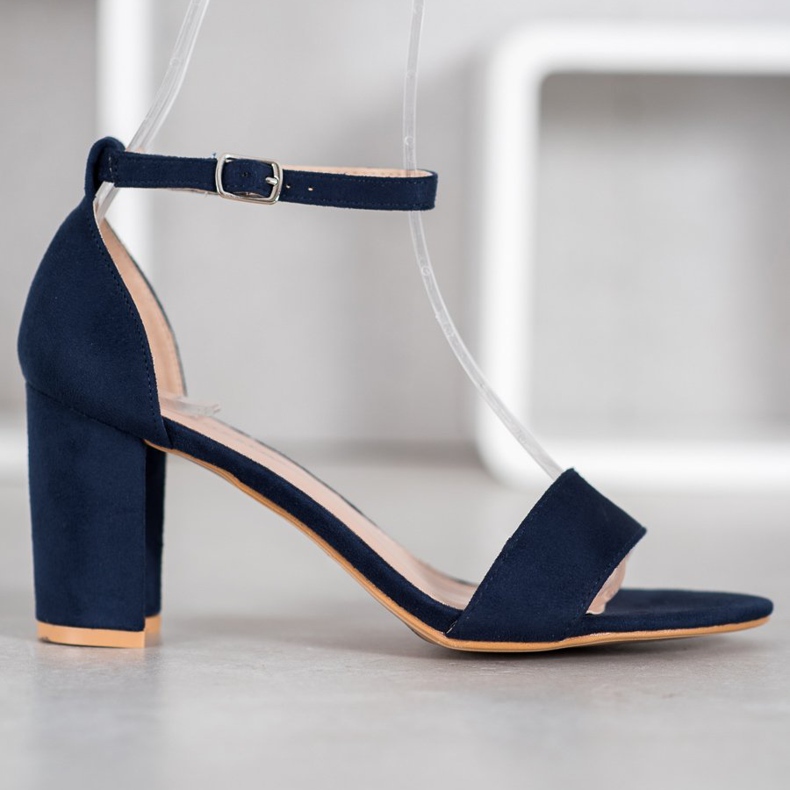 Anesia Paris Sandales à talons hauts bleu 2