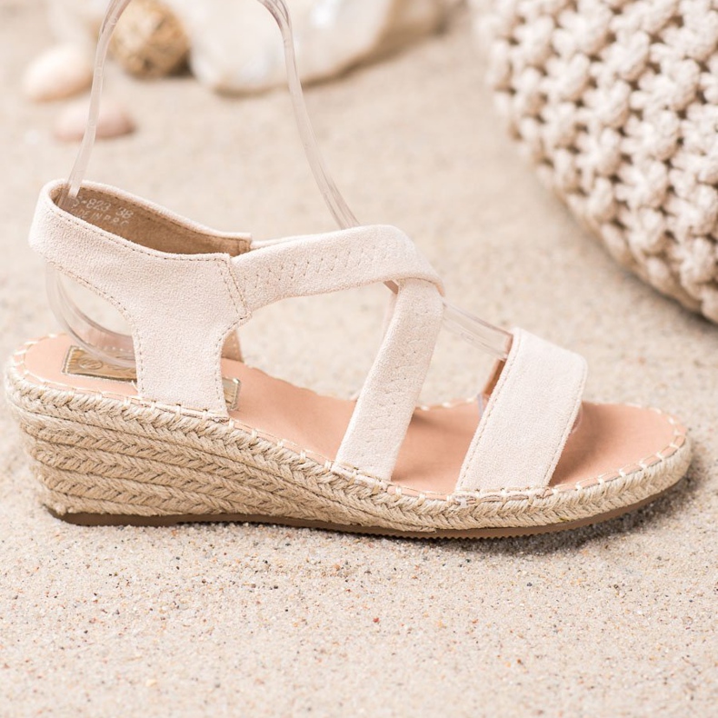 Renda Sandales Espadrilles en Daim brun 2