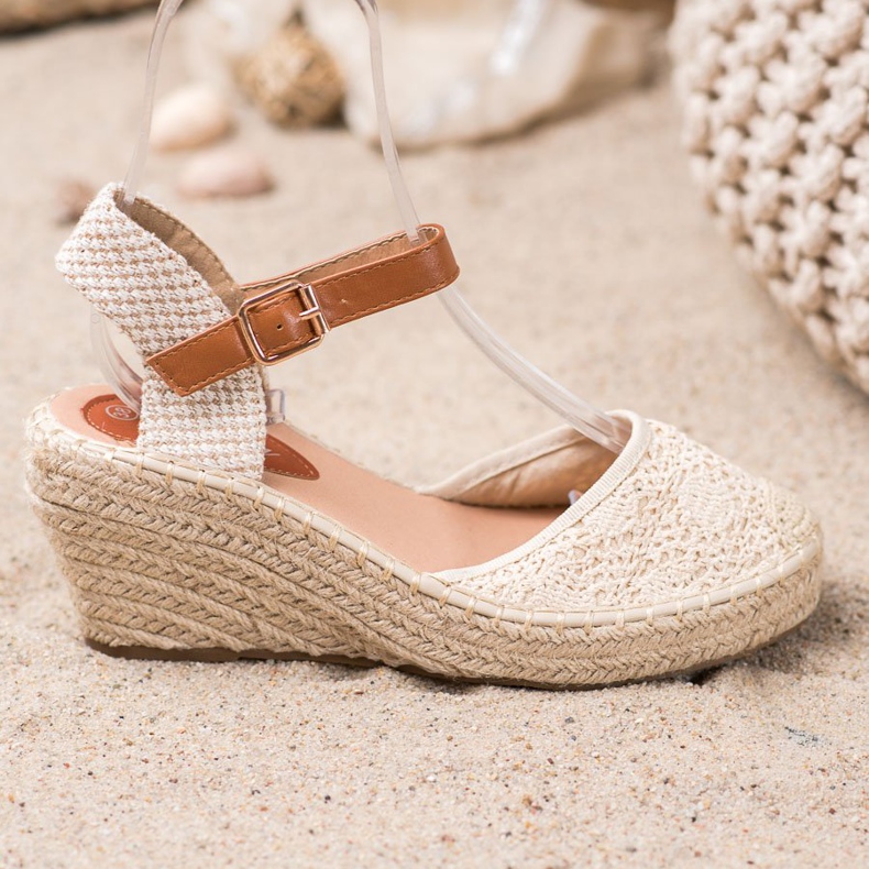 Renda Espadrilles Avec Boucle brun 2