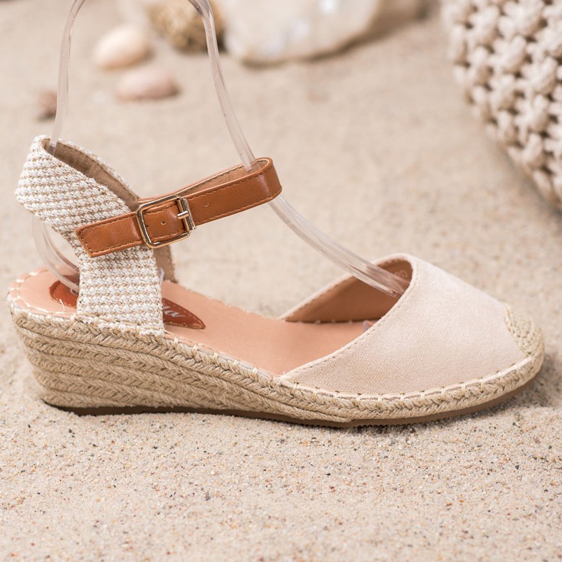 Renda Espadrilles Au Talon Découvert brun 2