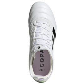Chaussures de football Adidas Copa 20.1 Fg Jr EF1911 multicolore blanche 1 Chaussures de football Adidas Copa 20.1 Fg Jr EF1911 multicolore blanche 1
