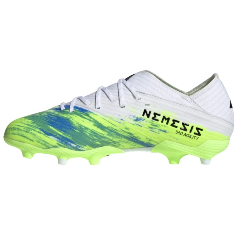 Chaussures de football Adidas Nemeziz 19.1 Fg Jr EG7239 multicolore blanc 1