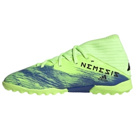 Chaussures de foot Adidas Nemziz 19.3 Tf Jr FV4006 multicolore vert 1 Chaussures de foot Adidas Nemziz 19.3 Tf Jr FV4006 multicolore vert 1