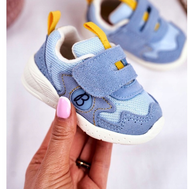 Apawwa Chaussures de Sport Enfant Velcro Daim Bleu Malbred 1 Apawwa Chaussures de Sport Enfant Velcro Daim Bleu Malbred 1