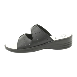 American Club chaussons noirs sur boucles américaines 1