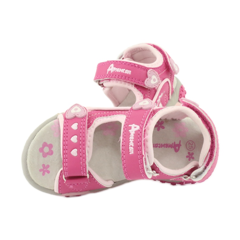 Sandales American Club 1176 rose 4 Sandales American Club 1176 rose 4