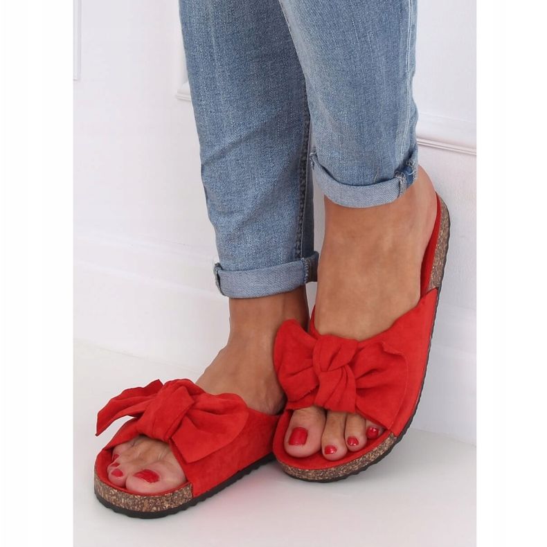 Semelles en liège rouge 10-218 Rouge 1