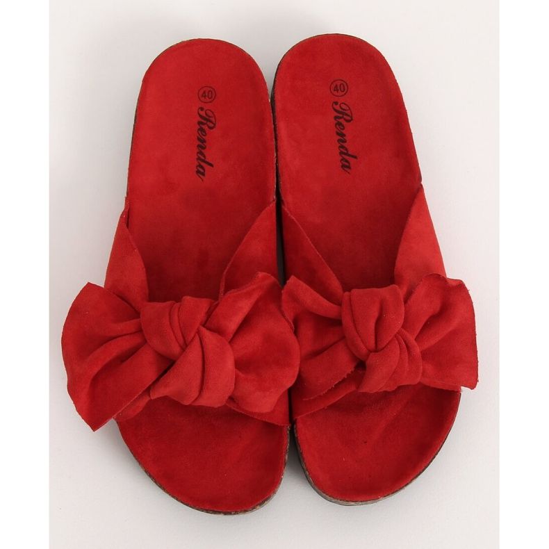 Semelles en liège rouge 10-218 Rouge 2