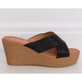 Noir Chaussons noirs 10-235 Noir le noir 2