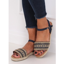 Sandales espadrilles femme bleu marine WH933 Denim Blue 2