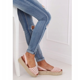 Sandales, espadrilles, rose ajouré WH931 Rose 2 Sandales, espadrilles, rose ajouré WH931 Rose 2