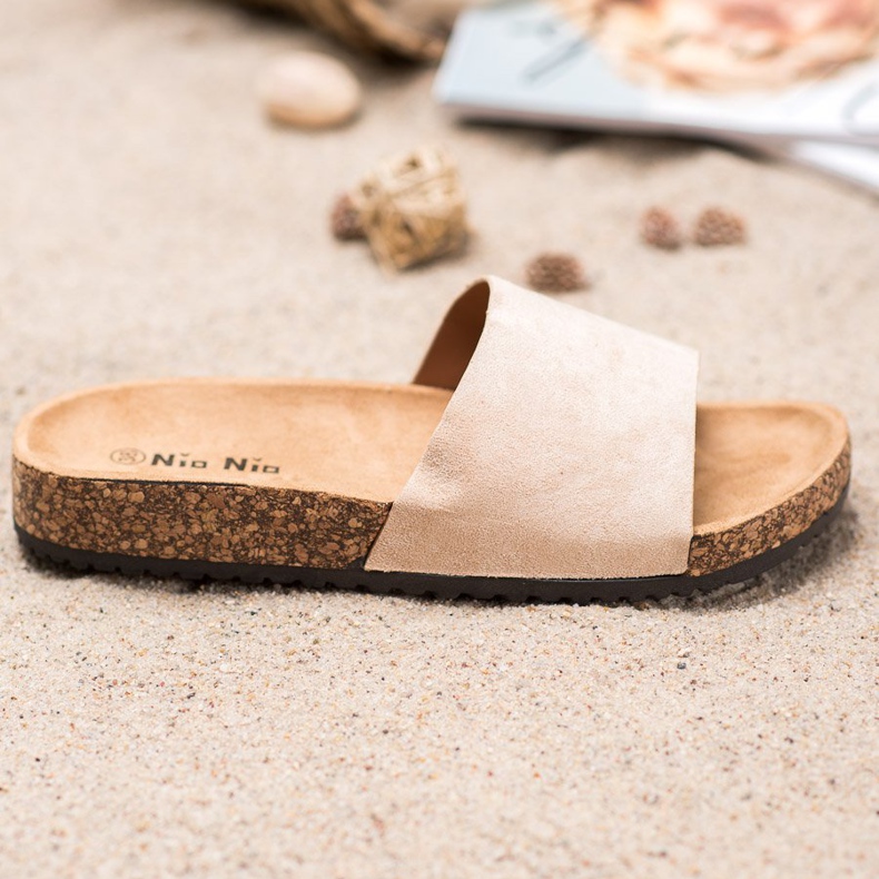 Nio Nio Pantoufles Classiques Sur La Plateforme brun 2