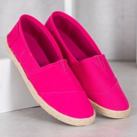 Tony Espadrilles à enfiler roses 1