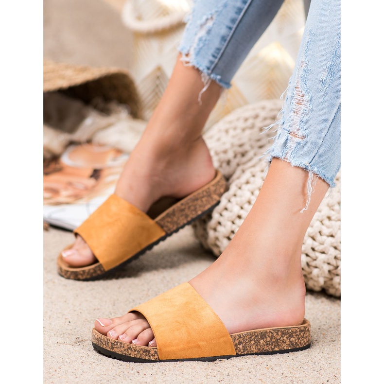 Nio Nio Pantoufles Classiques Sur La Plateforme brun 2